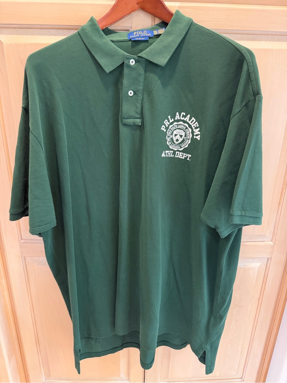 Polo Ralph Lauren Green P.R.L. Academy Athletic Polo Shirt XXL B